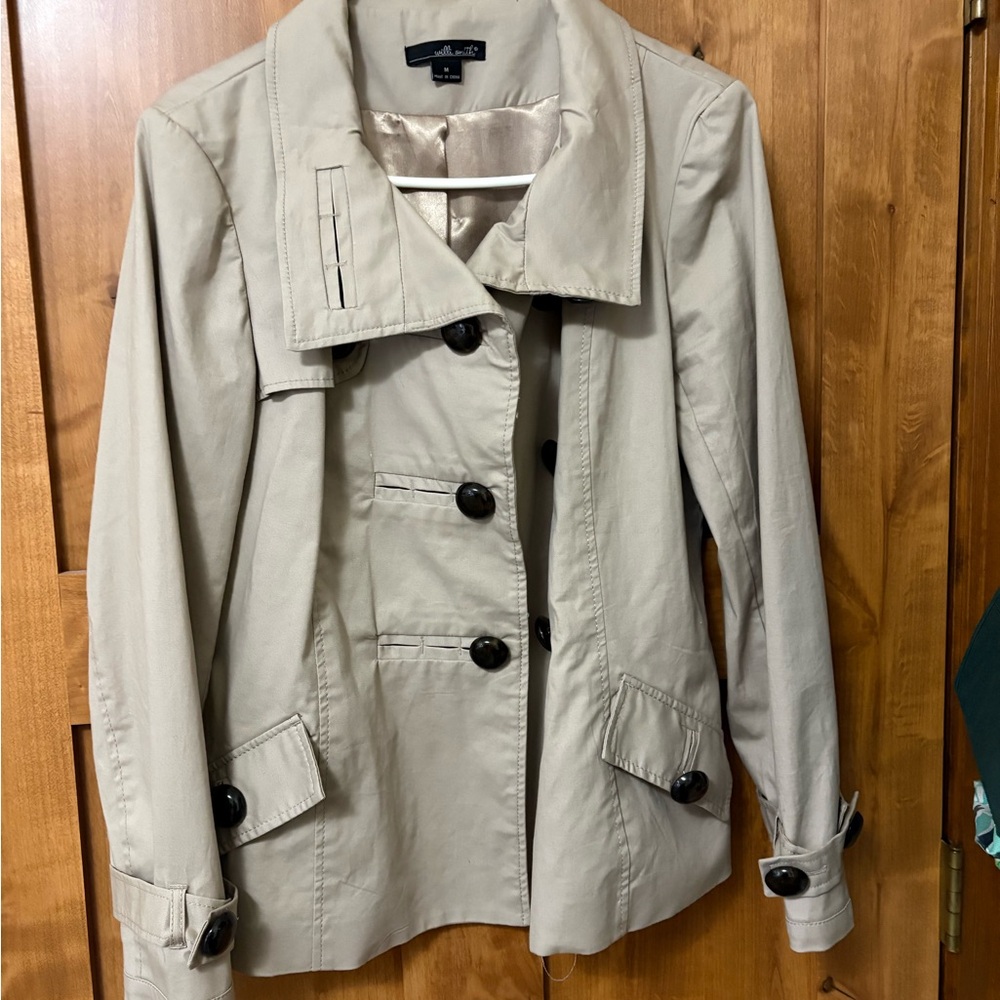 Willi Smith Tan Trench Coat